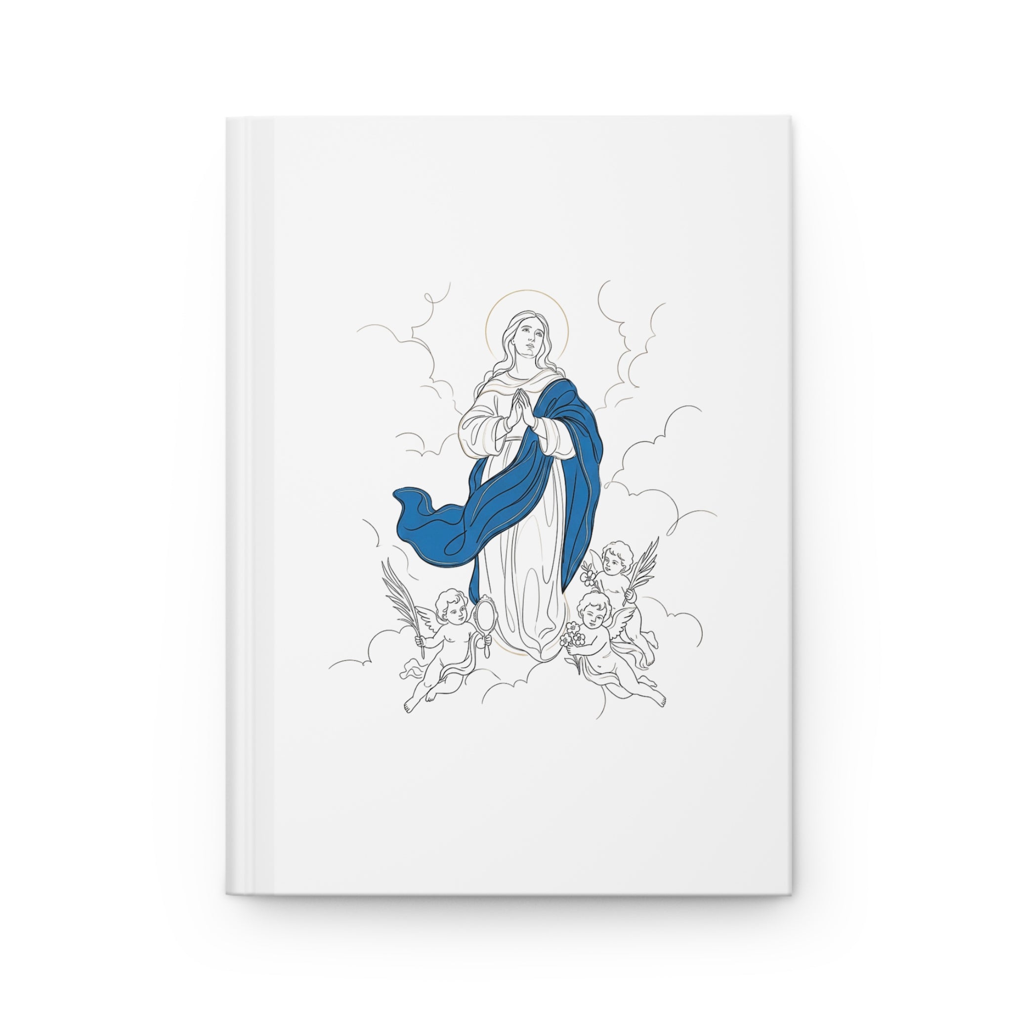 Catholic Marian Journal Hardcover — 'JMS' Prayer Notebook & Devotional Diary