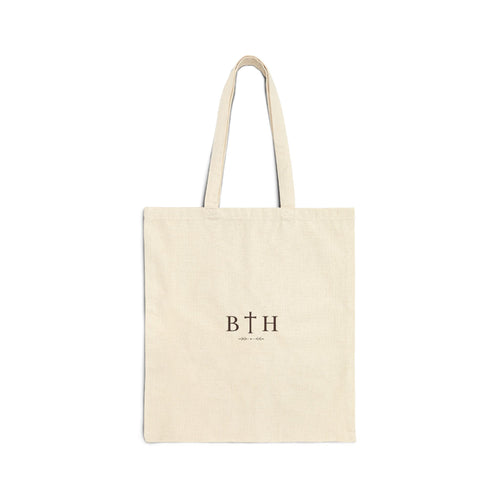 Catholic Marian Canvas Tote Bag — Miraculous Medal & Sacred Symbols Cotton Tote