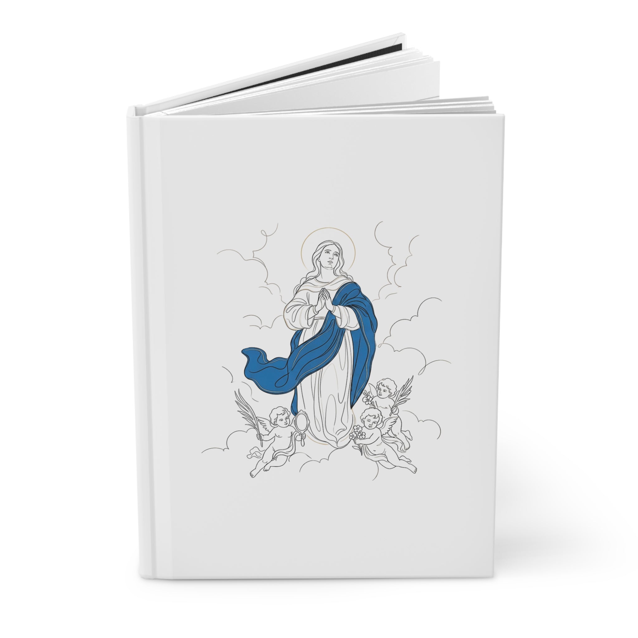 Catholic Marian Journal Hardcover — 'JMS' Prayer Notebook & Devotional Diary